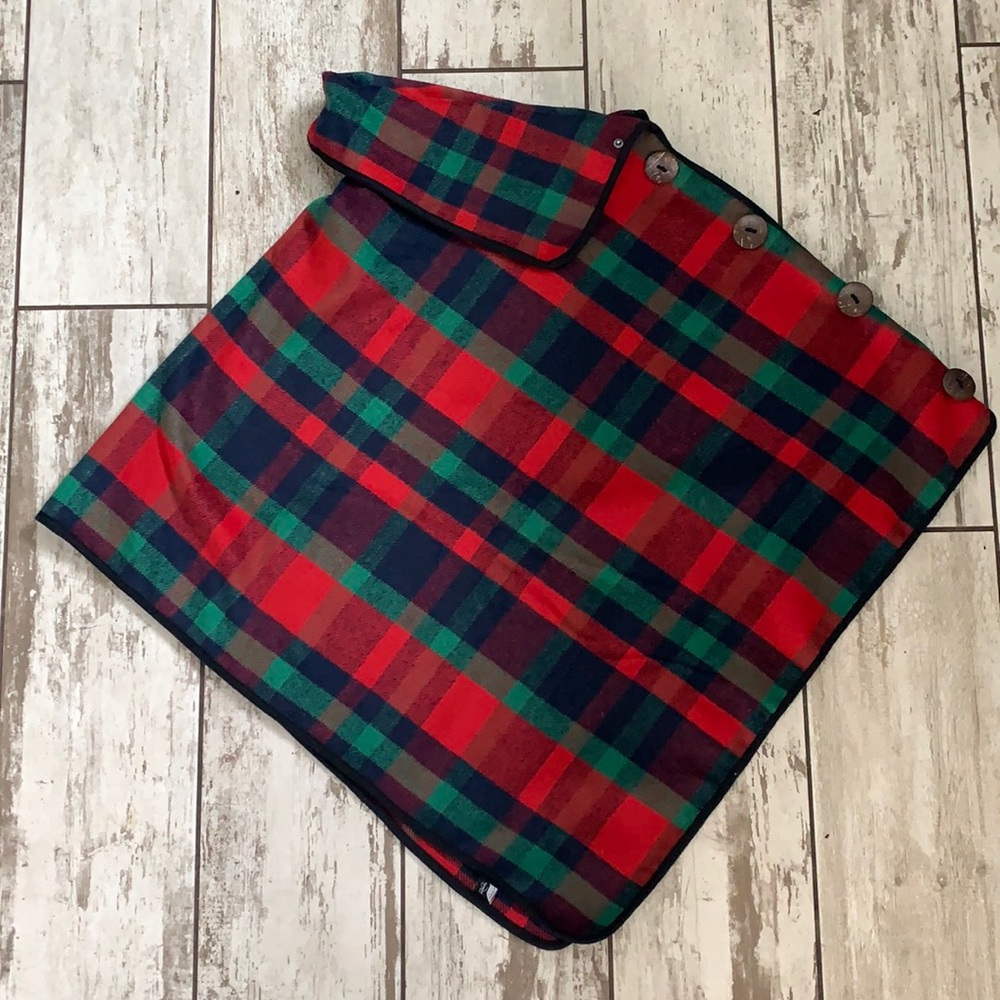 Fleece poncho, super soft!